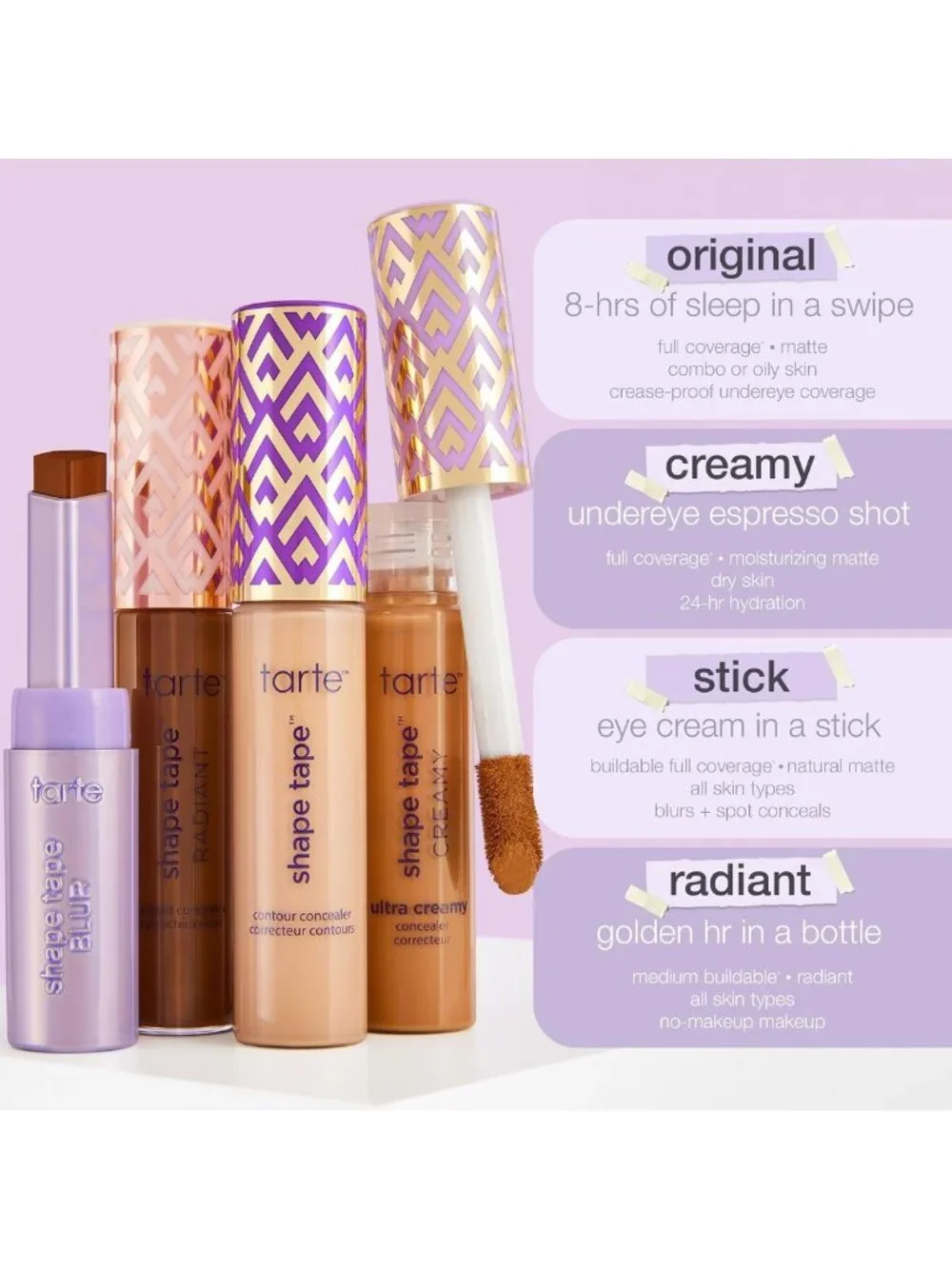 Full-Coverage Soft Matte Concealer - Brightening Under-Eye & Face Makeup, 16hr